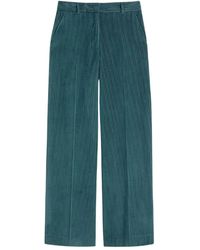 Weekend by Maxmara - Corduroy Cotton Trousers - Lyst