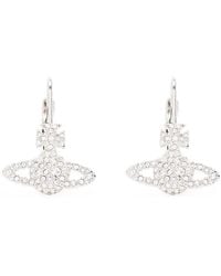 Vivienne Westwood - Grace Orb Crystal Drop Earrings - Lyst