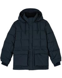 A.P.C. - Joshua Hooded Puffer Jacket - Lyst