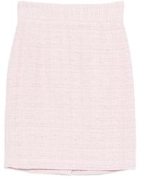 Tagliatore - Nell Textured Mini Skirt - Lyst