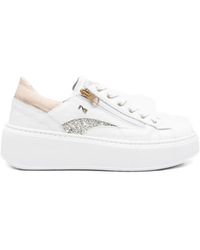 Nero Giardini - Zip-Detail Sneakers - Lyst