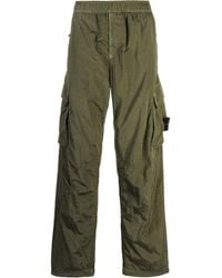 Stone Island - Compass-patch Cargo Trousers - Lyst