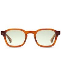 PETER AND MAY - Hero Geometric-Frame Sunglasses - Lyst