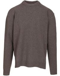 Rick Owens - Round-Neck Knitted Sweater - Lyst
