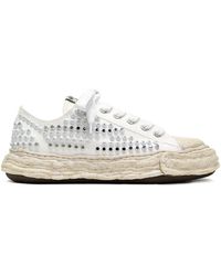 Maison Mihara Yasuhiro - Studded Canvas Low-Top Sneakers - Lyst