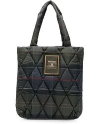 Barbour - Sac À Main Matelassé Arlene À Motif Tartan - Lyst