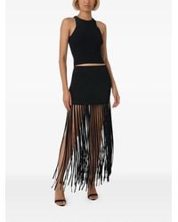 Toccin - Carlyle Fringe Mini Skirt - Lyst