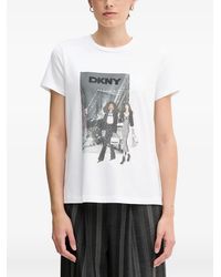 DKNY - Graphic-Print T-Shirt - Lyst