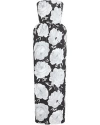 Patou - Bustier Floral Maxi Dress - Lyst