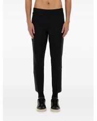 BOSS - Elastic-Waistband Straight-Leg Trousers - Lyst