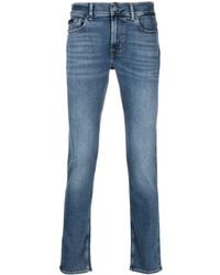 7 For All Mankind - Jean à coupe slim - Lyst