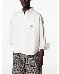 Brain Dead - Logo-Embroidered Button-Down Shirt - Lyst