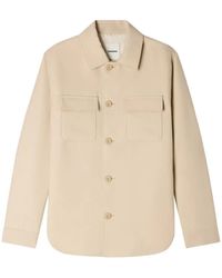Sandro - Buttoned Oversized Shirt - Lyst