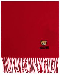 Moschino - テディベア フリンジ スカーフ - Lyst