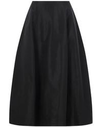 Simone Rocha - Taffeta Circle Midi Skirt - Lyst