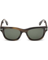 Tom Ford - T-Hinge Rectangle-Frame Sunglasses - Lyst
