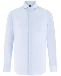 BOGGI - Naples-Collar Slim-Fit Shirt - Lyst