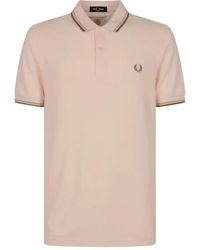 Comme des Garçons - X Fred Perry Slogan-Print Polo Shirt - Lyst