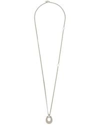 Jil Sander - Horseshoe-Pendant Necklace - Lyst