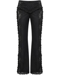 DSquared² - Pantalon Volanté À Détails En Dentelle - Lyst
