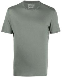 Fedeli - Katoenen T-Shirt Met Korte Mouwen - Lyst