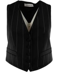 Federica Bonifaci - Pinstripe-Pattern Waistcoat - Lyst