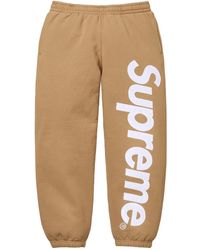 Supreme - Satin-Appliqué Track Pants - Lyst