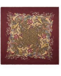 Etro - Leopard-Motif Jacquard Shawl - Lyst