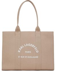 Karl Lagerfeld - Large Rue St-Guillaume Tote Bag - Lyst