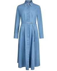 Liu Jo - Denim Shirt Dress - Lyst