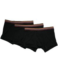 Paul Smith - Stripe-detailing Cotton Boxers (pack Of Three) - Lyst