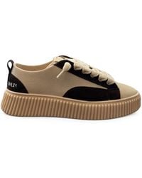 Rhun - Suede-Panelled Sneakers - Lyst