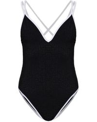Balmain - Maillot De Bain À Motif Monogrammé - Lyst