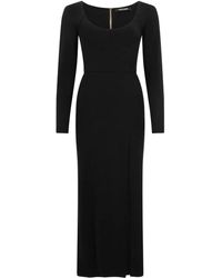 Roberto Cavalli - Long-Sleeve Slit Dress - Lyst