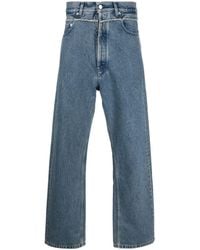 Ambush - Frayed-trim Loose Jeans - Lyst