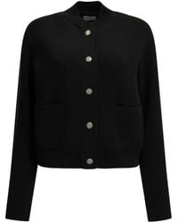 Moncler - Wool & Cashmere Blend Padded Cardigan - Lyst