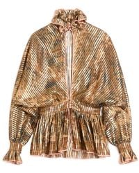 Valentino Garavani - Pekin Cashmere Voyage Imaginaire-Print Blouse - Lyst
