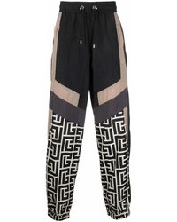 Balmain - Pantalon De Jogging À Motif Monogrammé - Lyst