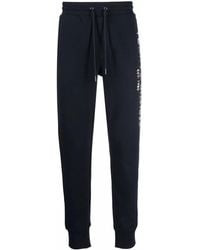 Tommy Hilfiger - Logo-Embroidered Drawstring Cotton Track Pants - Lyst