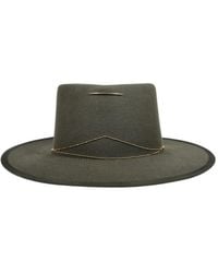 Van Palma - Anna Chain-Embellished Hat - Lyst