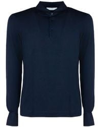 Cruciani - Long-Sleeve Polo Shirt - Lyst