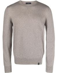 Fay - Round-Neck Virgin-Wool Sweater - Lyst