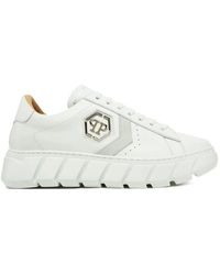 Philipp Plein - Logo Appliqué Sneakers - Lyst