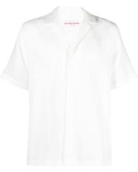 Orlebar Brown - Maitan Short-sleeved Linen Shirt - Lyst