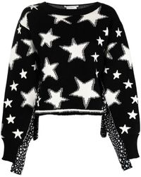 Stella McCartney - Long Sleeve Crew-Neck Sweater - Lyst