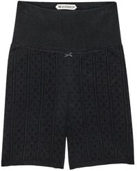 JW Anderson - Pointelle-Knit Bow-Detail Shorts - Lyst