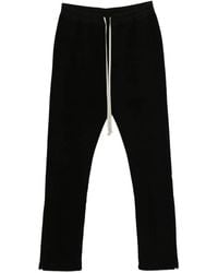 Rick Owens - Drawstring Cotton Trousers - Lyst