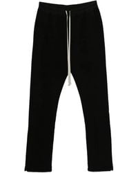 Rick Owens - Drawstring Cotton Trousers - Lyst