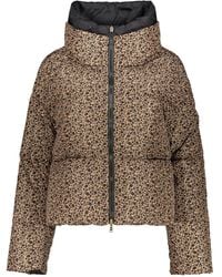 Herno - Chaqueta reversible con estampado de leopardo - Lyst