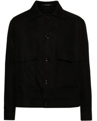 Tagliatore - Amir Linen Shirt Jacket - Lyst